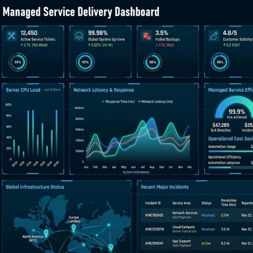service dashboard